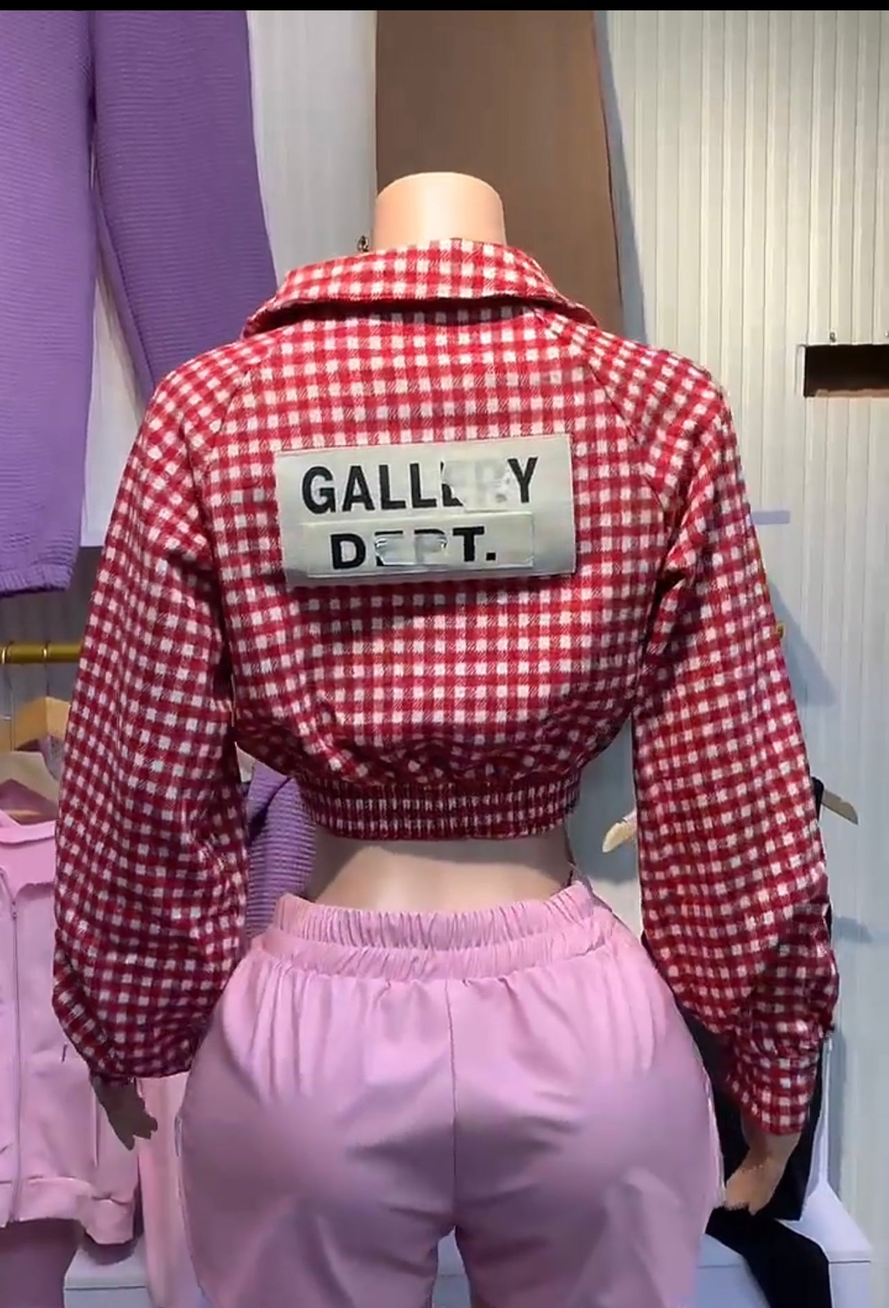 Gallery Dept Checkered Jacket